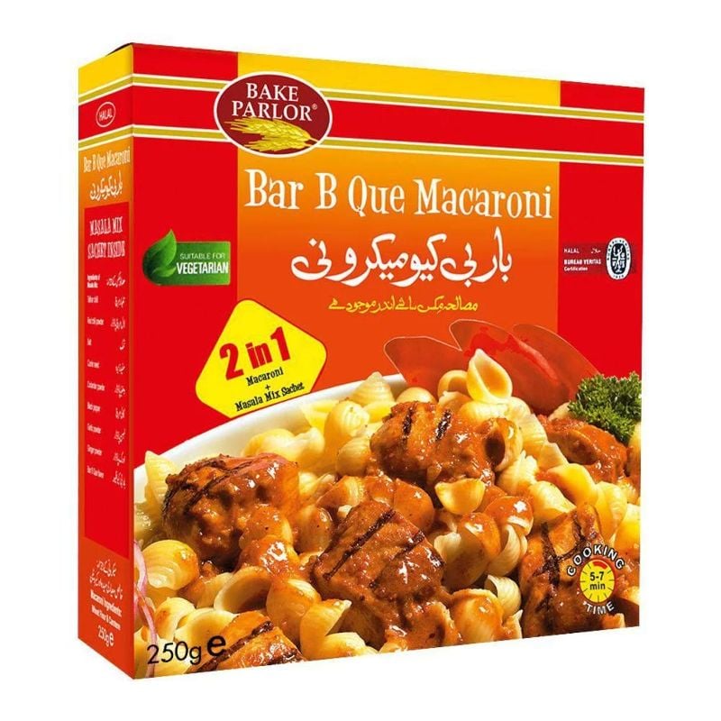 BAKE PARLOR BAR B. QUE MACARONI 250G
