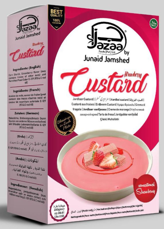 JAZAA STRAWBERRY CUSTARD 250GM
