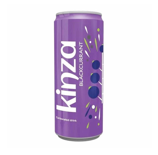 Kinza Carbonated Drink Black Currant 250 ml