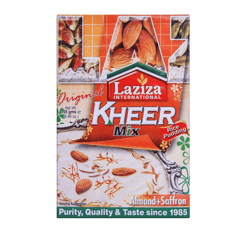 LAZIZA KHEER MIX ALMOND - SAFFRON 155GM