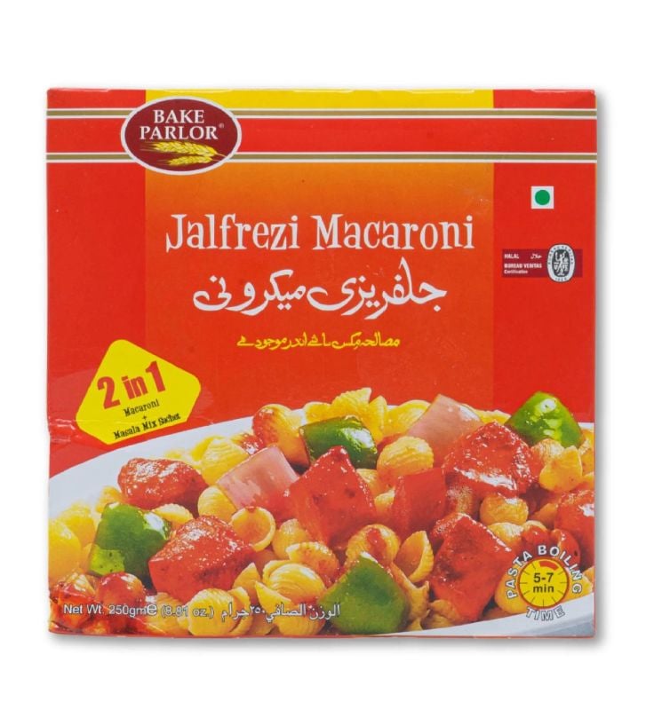 BAKE PARLOR JALFREZI MACARONI 250G
