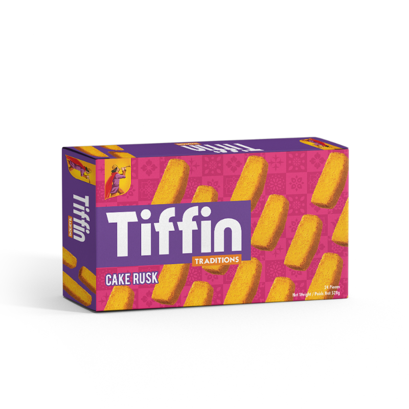 TIFFIN CAKE RUSK 10PCS