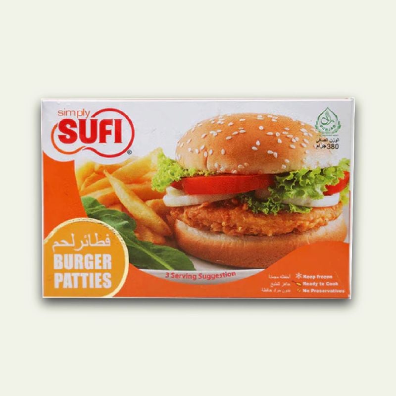 SUFI BURGER PATTIES 380GM