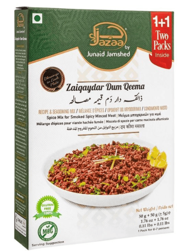 JAZAA ZAIQAAYDAR DUM QEEMA MASALA 1+1 TWO PACKS INSIDE 120G