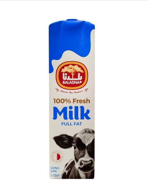 Baladna Full Fat Long Life Milk 1 Litre