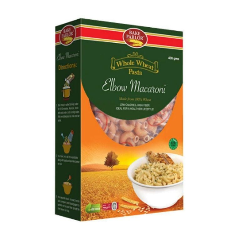 BAKE PARLOR WHOLE WHEAT PASTA MACARONI 400G