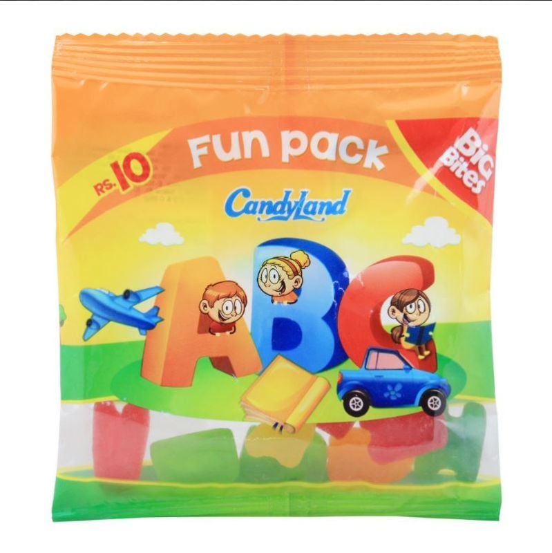 Candyland ABC Jelly, Fun Pack 24 PCS