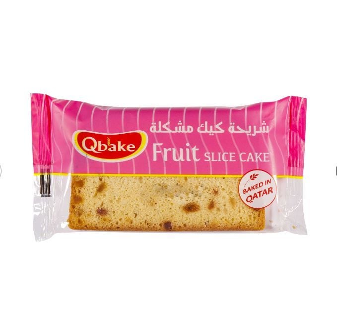 Qbake Fruit Slice Cake 70 g