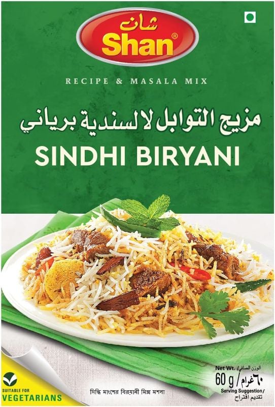SHAN SINDHI BIRYANI MASALA 60G
