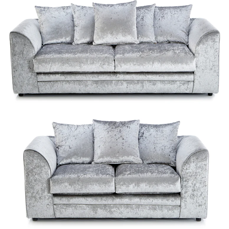 Crystal Crushed Velvet 3+2