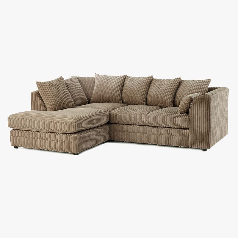 Hannah Jumbo Cord Left hand Corner Sofa