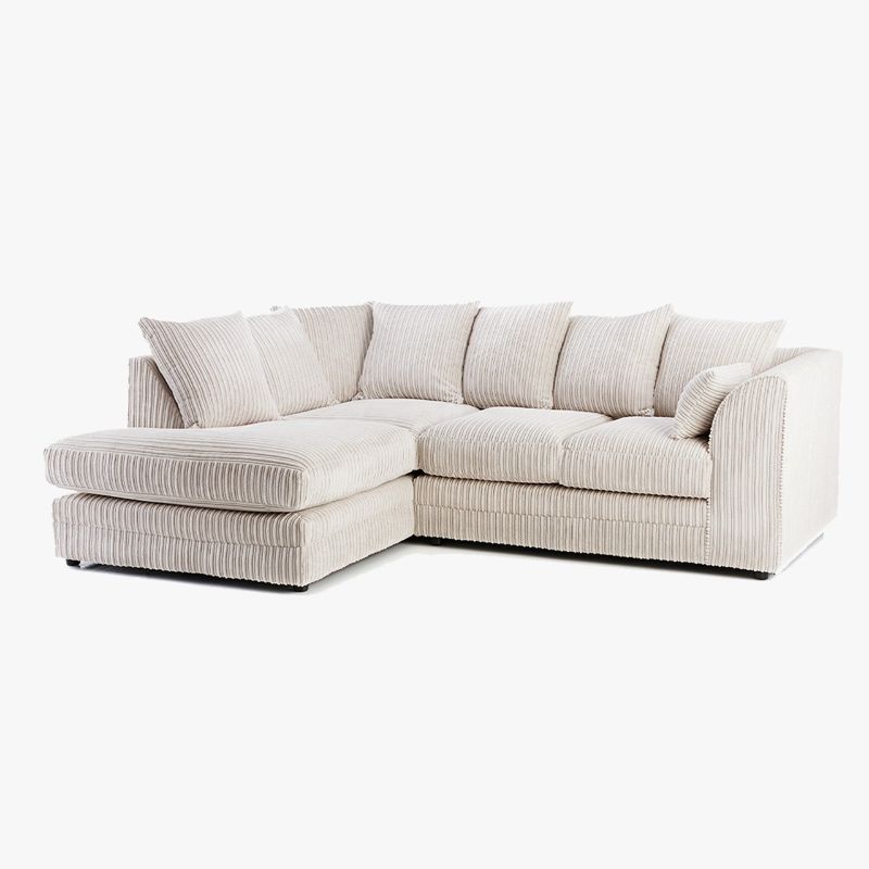 Hannah Jumbo Cord Left hand Corner Sofa
