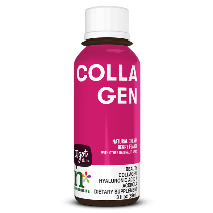 Collagen liquide : 7 g de collagène, un composant structurel essentiel dans une peau saine†
Acide hyaluronique naturellement présent dans la peau, cette molécule retient l'humidité†
L'acérola est une cerise superfruit
Pas de sirop de maïs à haute teneur en fructose, de colorants, d'arômes ou d'édulcorants artificiels
Fabriqué avec des ingrédients sans gluten et sans OGM††
Sans soja, cacahuètes, noix, poisson et crustacés