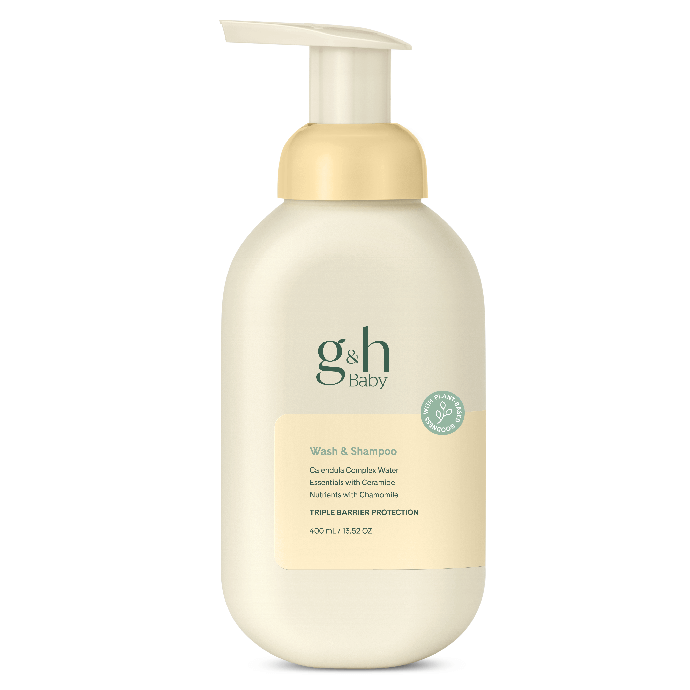 Lavage et shampooing pour Bébé: L'heure du bain n'a jamais été aussi douce qu'avec notre Baby Wash & Shampoo. Cette mousse légère et moelleuse est spécialement conçue pour la peau délicate de votre tout-petit - sans larmes, sans savon et sans parfum. Comprend des ingrédients propres et végétaux comme l'huile de camomille* approuvée par Nutrilite™, l'eau de calendula et l'huile d'olive. Sans parfum

Testé par un dermatologue

Pas de test sur les animaux

Pour tous les types de peau

Testé contre les allergies

Sans ingrédients d'origine animale