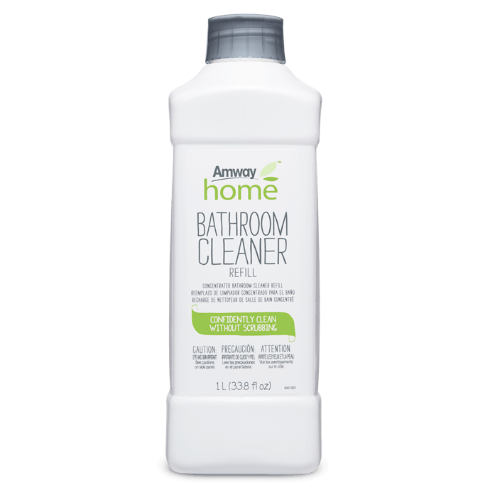 Nettoyant de salle de bain: CAPACITÉ DE NETTOYAGE SANS EFFORT - Fabriqué avec des ingrédients puissants et d'origine naturelle pour dissoudre les racailles de savon et éliminer les taches d'eau dure et le film sans frotter. Recharge liquide concentrée