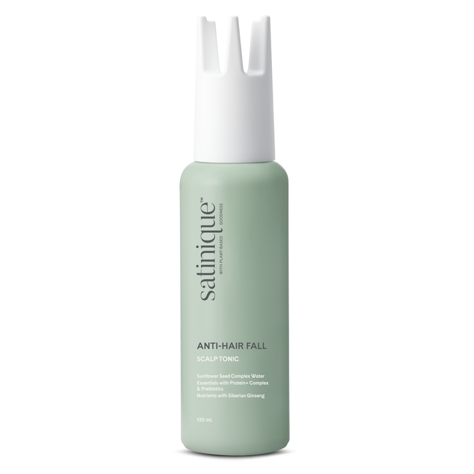 Tonique anti-chute de cheveux Satinique™

aide à renforcer les cheveux tout en prévenant la chute des cheveux due à la casse. Fabriquée avec une bonté à base de plantes et une technologie de pointe, cette formule revigorante contient du ginseng sibérien pour des bienfaits apaisants et offre des cheveux plus pleins et plus épais.