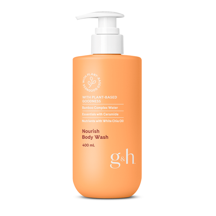 Crème nourrissante pour le corps: Profitez de votre vie la plus hydratée avec Nourish Body Lotion. Notre formule à absorption rapide et adaptée aux familles permet à chacun d'obtenir facilement une hydratation durable et de 48 heures. Et vous allez adorer le doux arôme botanique de la pêche, de la camomille et du thé vert. Comprend des ingrédients propres et à base de plantes, comme l'huile de graines de chia blanche Nutrilite™, l'eau de bambou et l'huile d'olive.  Testé par un dermatologue

Sans ingrédients d'origine animale

Pas de test sur les animaux

Pour tous les types de peau

Amway traçable

Testé contre les allergies