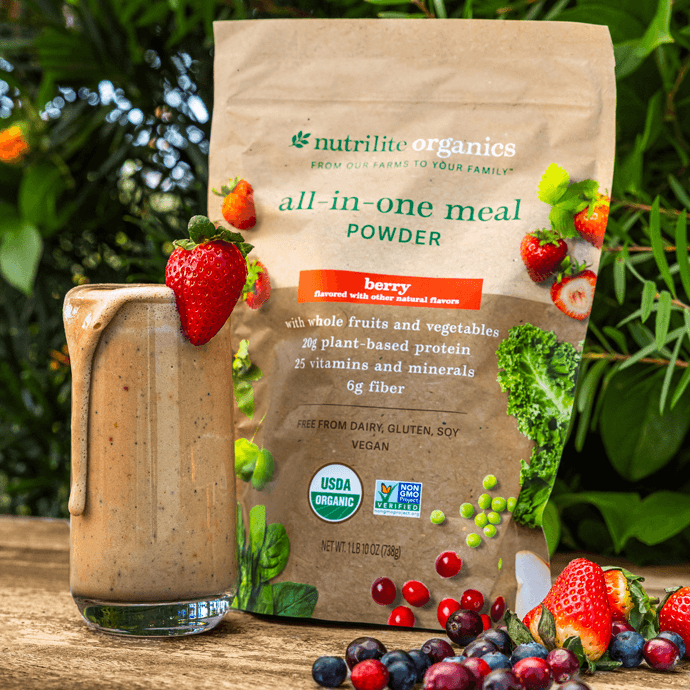 Protéine Un pour repas en poudre:  🌱 UN REPAS COMPLET 3 SAVEUR FRAISE,

✅ 20 g de protéines végétales
✅ 25 vitamines et minéraux
✅ 6 g de fibres
✅ Fruits & légumes entiers
✅ Sans gluten • Sans produits laitiers
✅ Végétalien • Sans OGM
✅ Sans arômes artificiels, colorants ni conservateurs

💚 Une nutrition complète et délicieuse pour accompagner votre mode de vie sain.
15 utilisations 
📲 Commandez dès maintenant