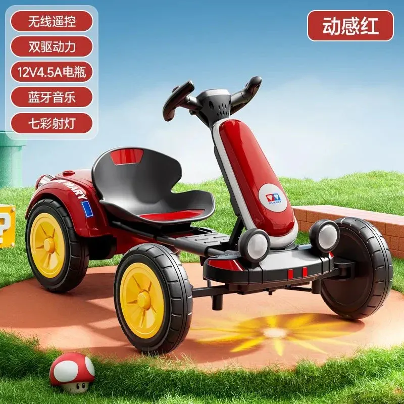 Kart électrique pour enfants, jouet à quatre roues 12 volt