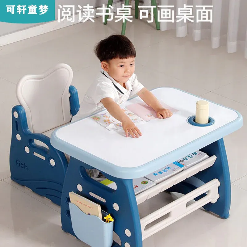 Table d'étude, ensemble table et chaises pour enfants