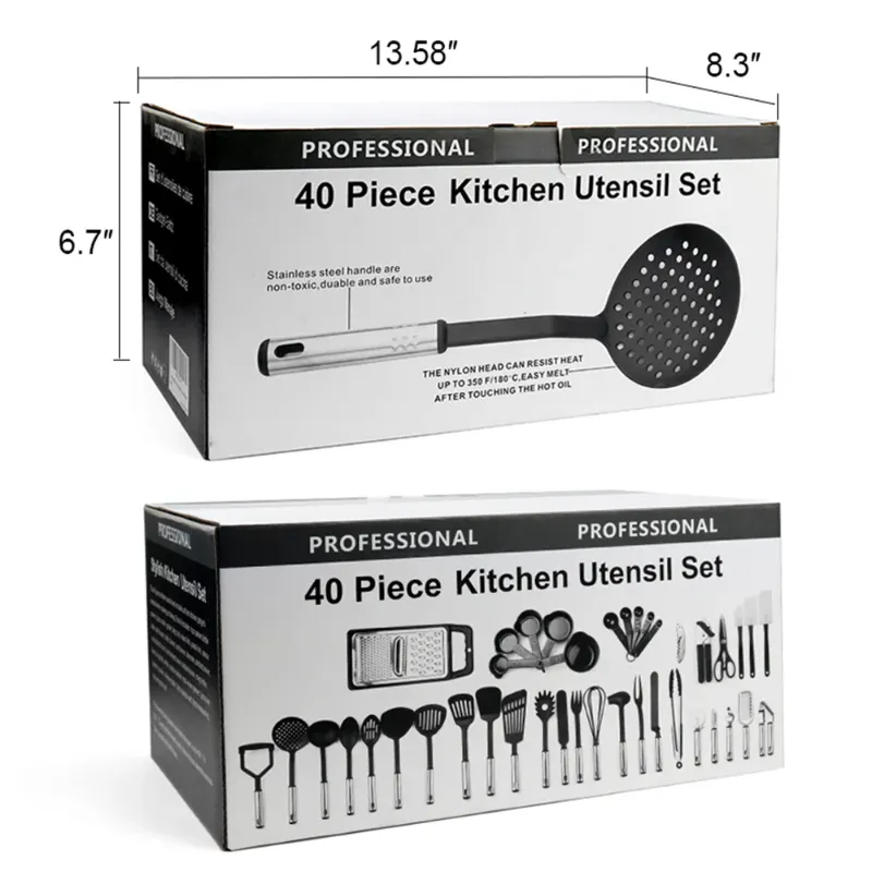 40 pièces ensemble vaisselle cuisine