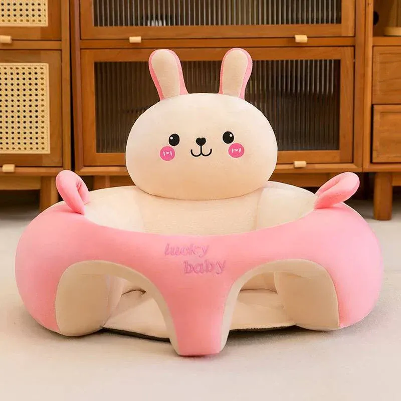 Pouf assis enfant couleur Rose & bleu