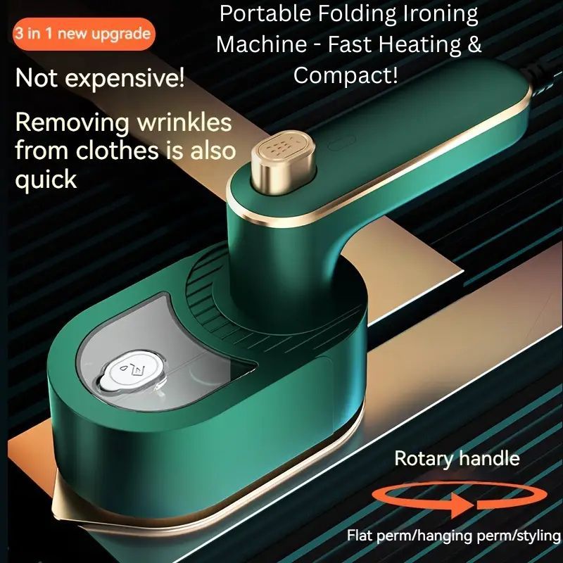 Portable Folding Ironing Machine - Fast Heating & Compact!