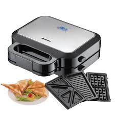 Anex AG-2139C 3 in 1 Deluxe Sandwich Maker (750W) With Official Warranty