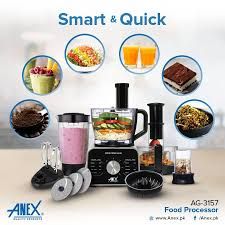 Anex AG-3157 Multifunction Food Processor (With Official Warranty)