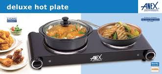 Anex AG-2062 Deluxe Hot Plate Double (With Official Warranty)