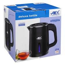 Anex AG-4060 Electric Kettle (0.8L, Concealed Plastic Body, With Official Warranty)