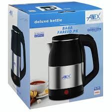 Anex AG-4062 Electric Kettle 1.8L (Concealed Steel Body, With Official Warranty)