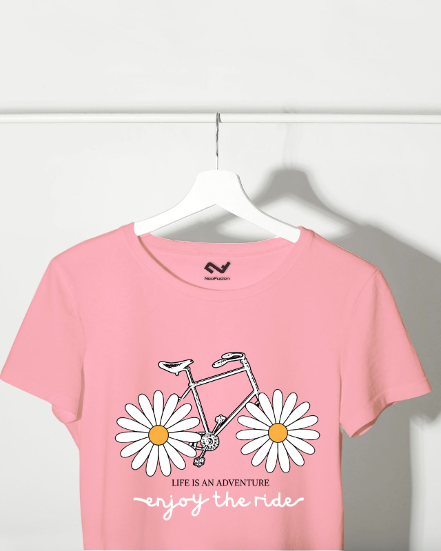 Bicycle - Round Neck T shirt
