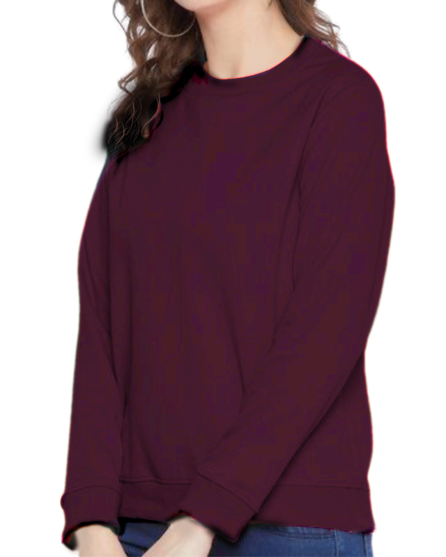 Fleece Sweatshirt - For Women