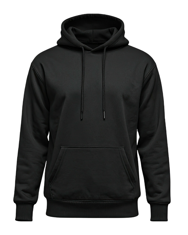 Loser - Printed Fleece Hoodie - Kangaroo Pocket Style - For Men