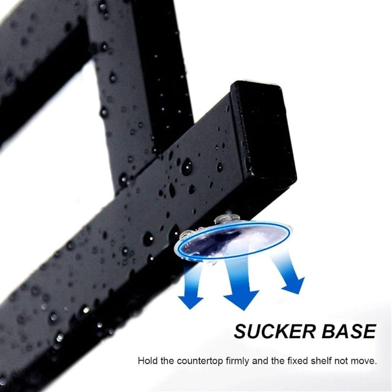 Étagères De Cuisine
En Acier Inoxydable Avec Crochets Porte-Ustensiles Pour Comptoir De Cuisine