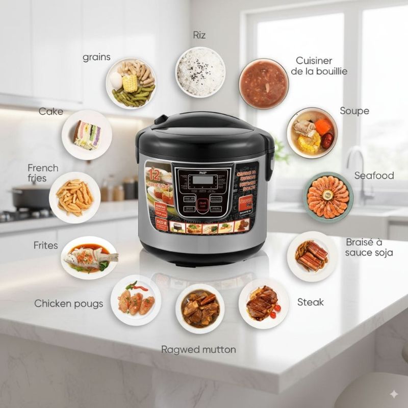 Un multi cuiseur de riz multifonctionnel