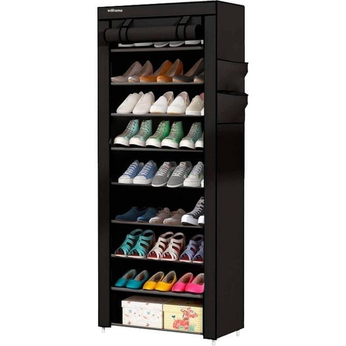 Armoire à Chaussures 9 Étagères
Avec Housse