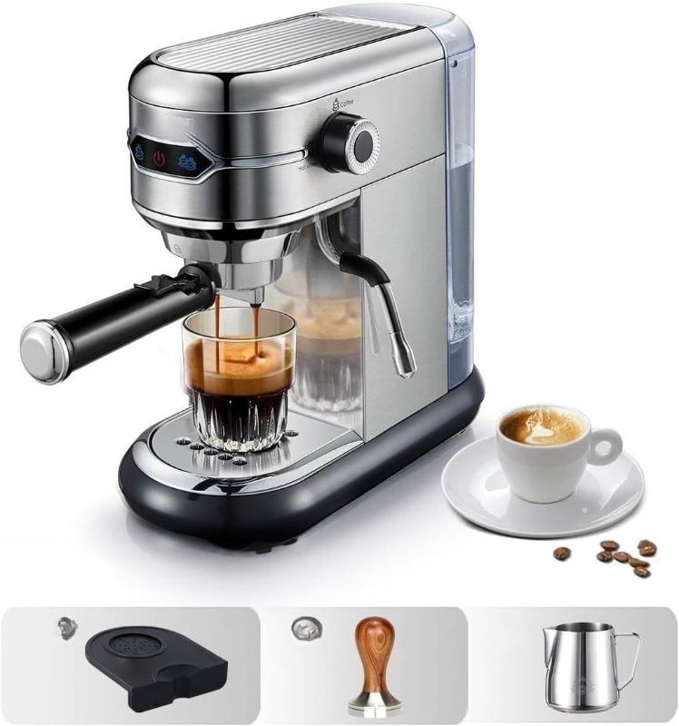 Dsp MACHINE A CAFE EXPRESSO
semi-automatique en acier inoxydable 19 Capsules