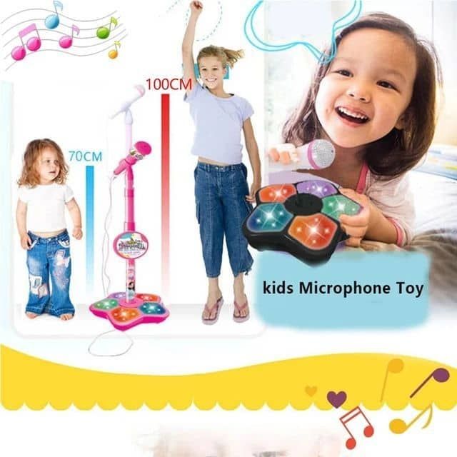 Microphone de karaoké avec support pour enfants