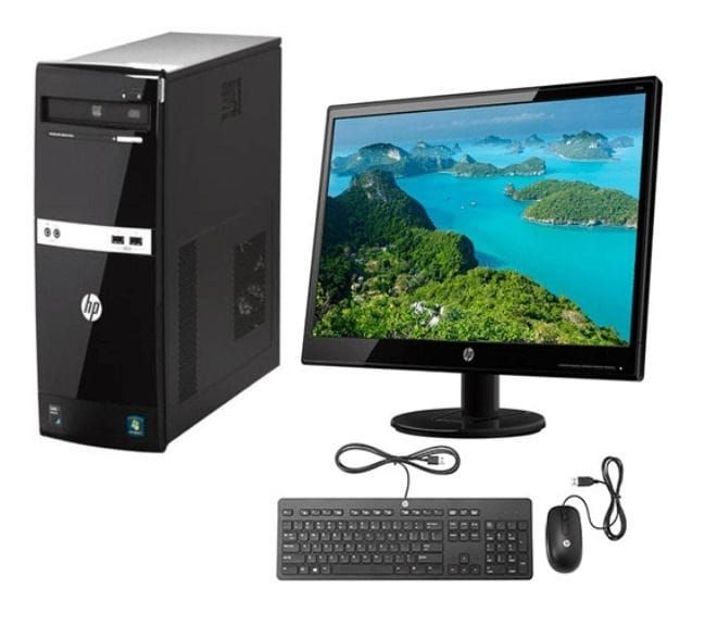 Ordinateur bureau HP Dual Core, modèle pro
2Go RAM - Plus de 250Go de Disque dur intégré - Écran 17 pouces