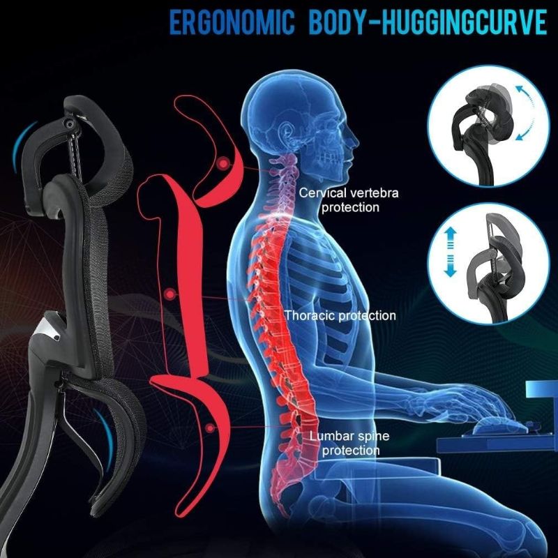 Chaise de Bureau Ergonomique
en maille avec accoudoirs 3D et soutien lombaire