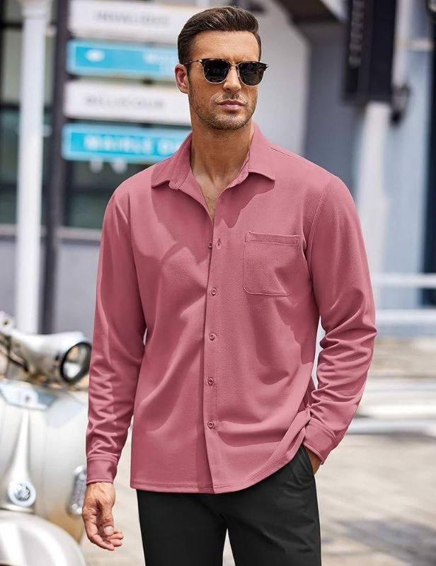 Chemise de luxe  manches longues pour homme 2