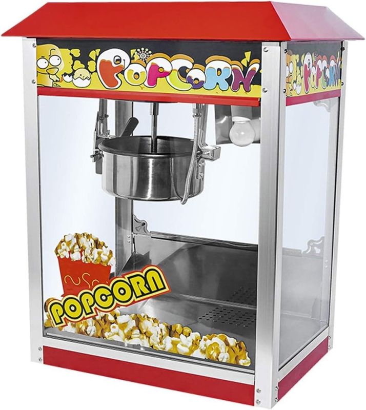 BGSFF Machine à Pop-Corn 
en Acier Inoxydable, pour Le Commerce et la Maison