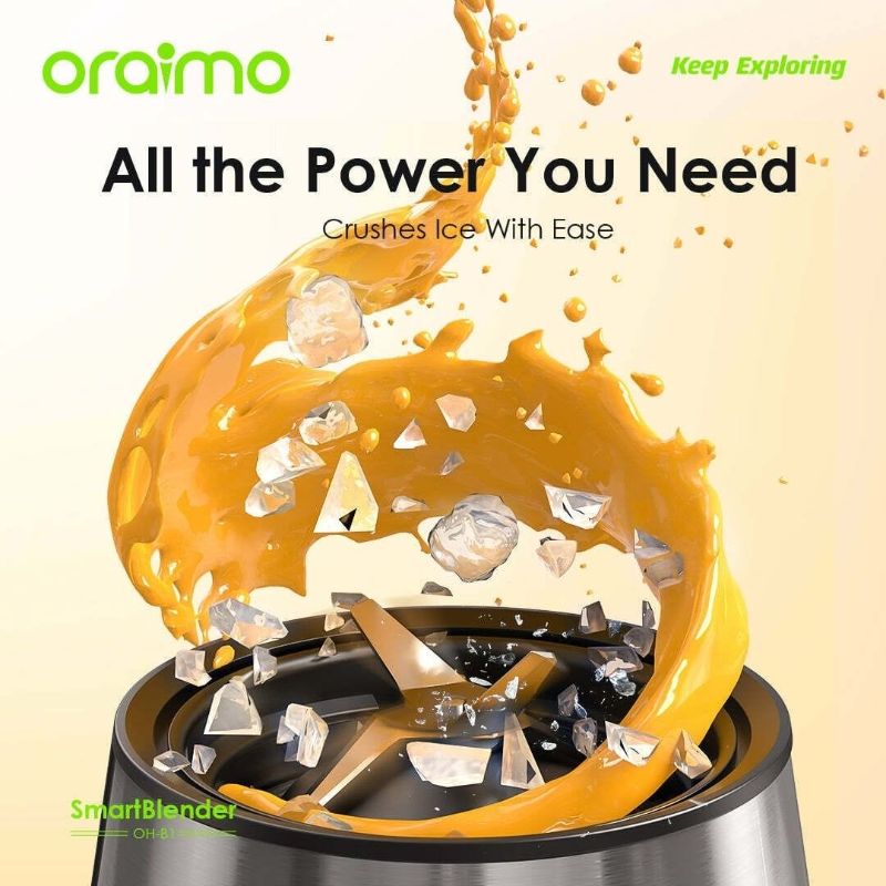 Oraimo Mixeur Smart
Capacité 2 Vitesses Contrôle Blender 1.5L
