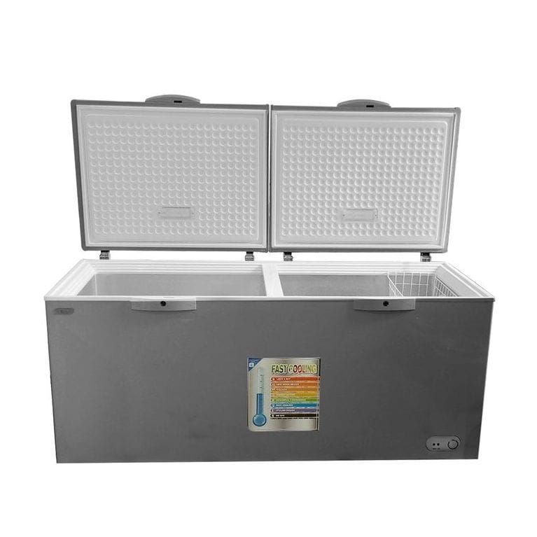 SMART TECHNOLOGY Congélateur Horizontal
2 Battants Avec Clef - STCC-550 - 423 Litres - GRIS