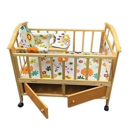 Berceau Bébé Avec Roulette + Table à Manger
En Bois