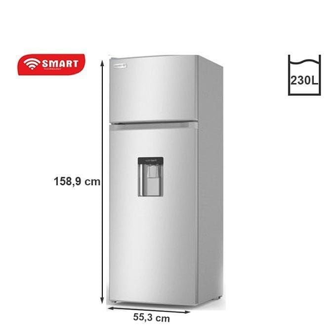 SMART TECHNOLOGY Réfrigérateur 2 Battants
STR-300WH - 230L - Gris