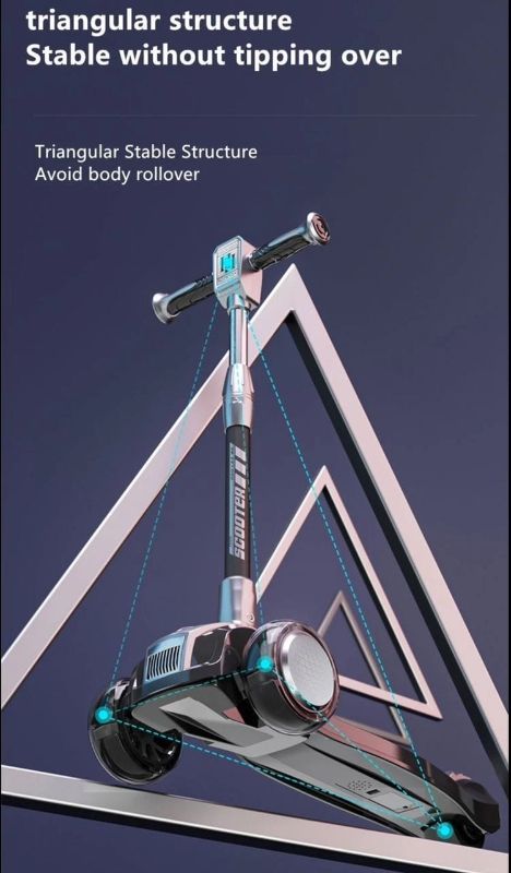 Scooter Trottinette Led
3 Roue Pour Enfant de 3 à 12 ans
Très sportif