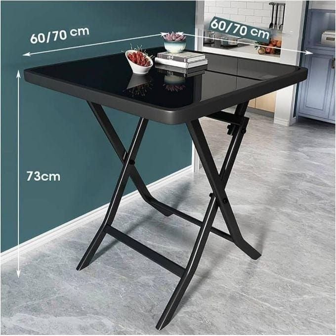 Table Pliable
Vitrée/Noir